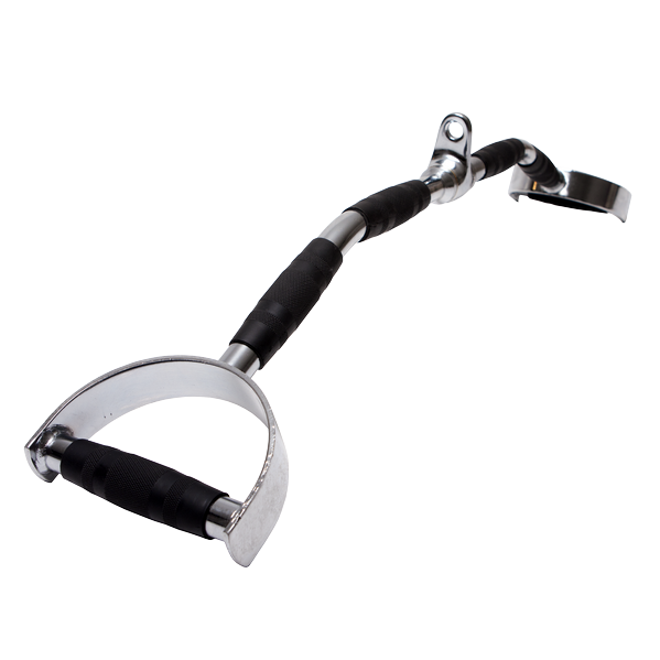 AeroFit AFH106 вращающийся гриф для тяги сверху параллельным хватом с полиуретановыми рукоятками