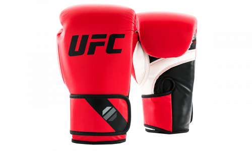 UFC Pro Fitness Перчатки тренировочные для спарринга красные - 14 Oz