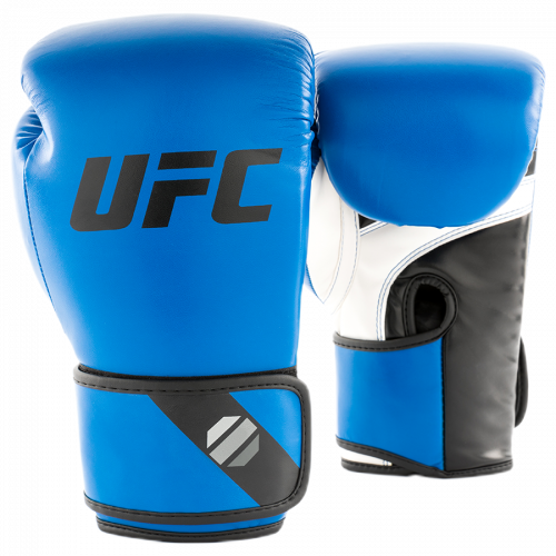 UFC Pro Fitness Перчатки тренировочные для спарринга голубые - 14 Oz
