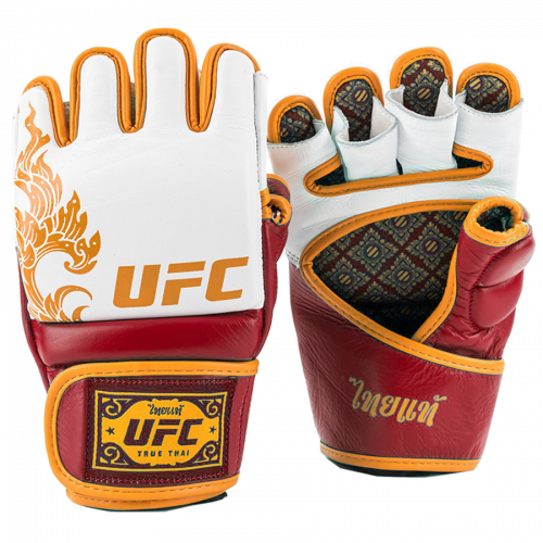 UFC True Thai MMA Перчатки красные/белые, размер M