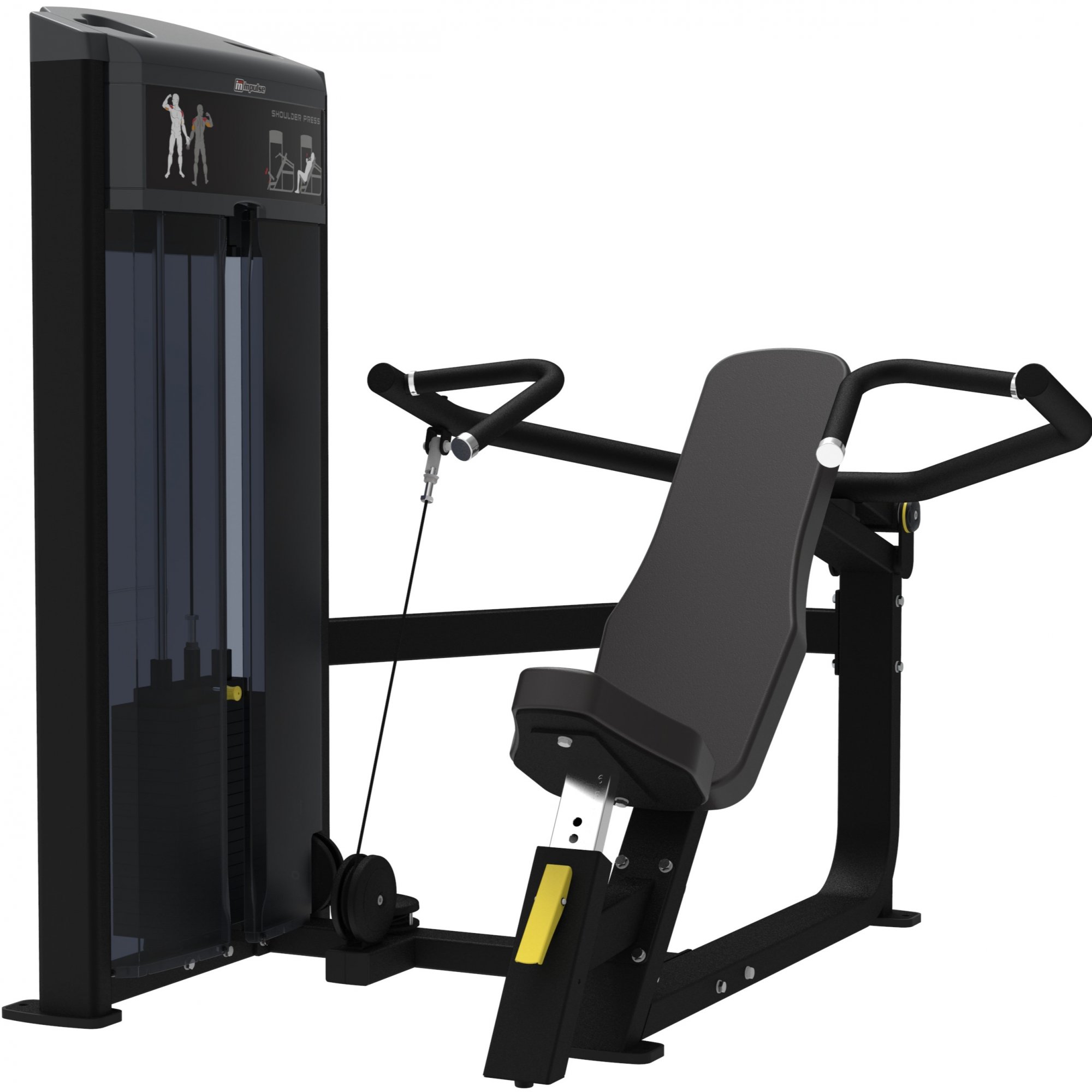 Impulse IF9312 жим от плеч, профессиональный тренажер