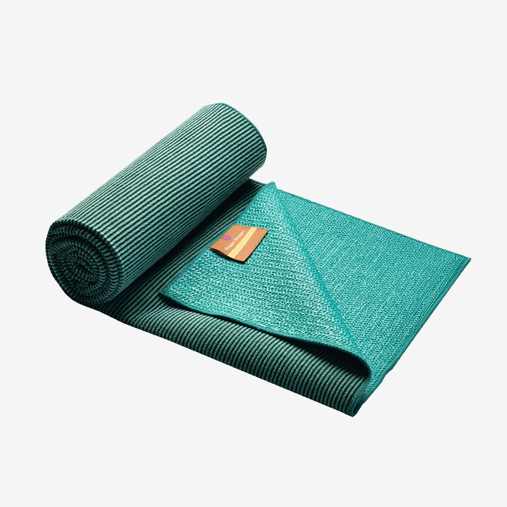Плед для йоги HUGGER MUGGER Bamboo Yoga Towel Синий-полуночный