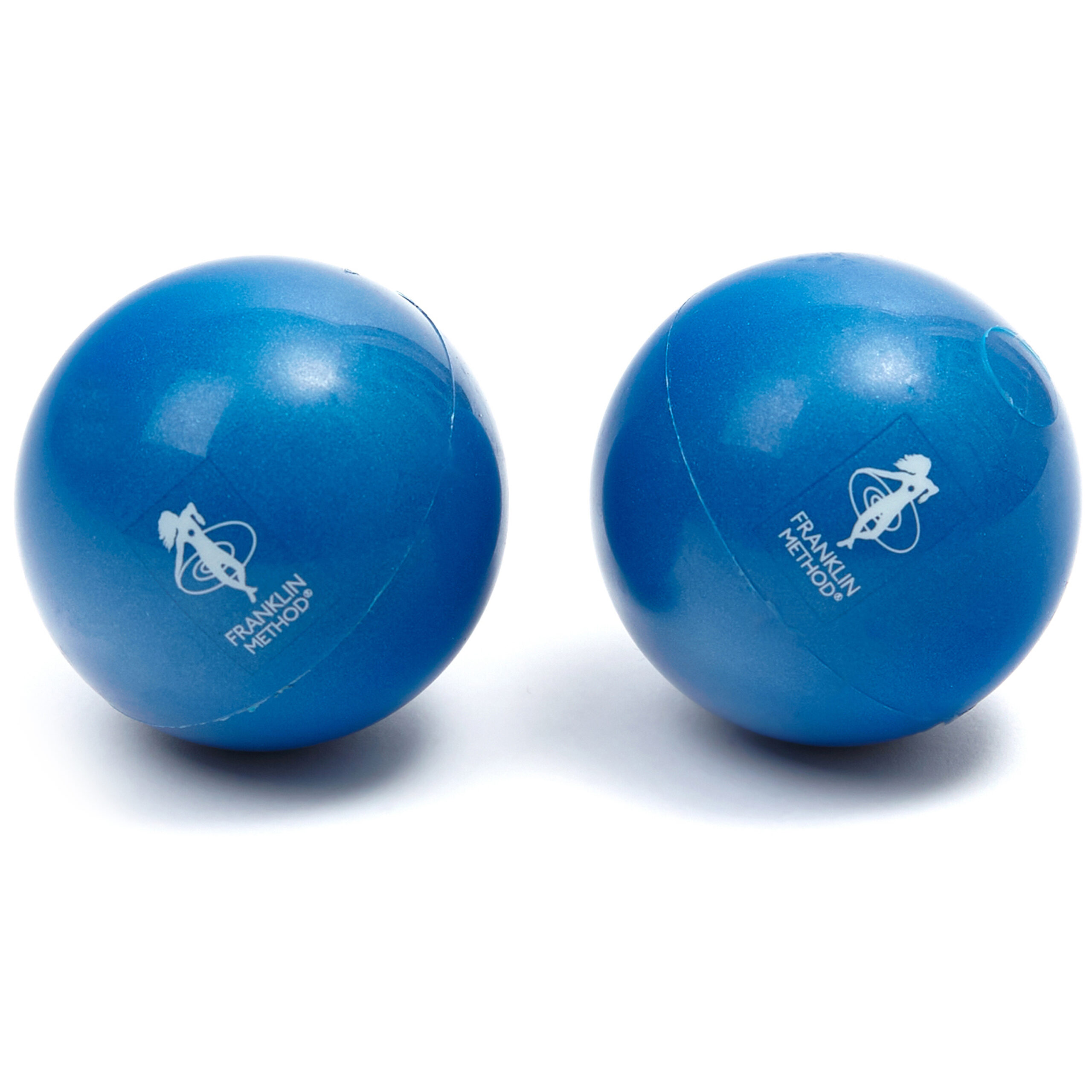 Массажные мячи FRANKLIN METHOD Medium Interfascia Ball Set 5 см, средняя жесткость, пара, голубой