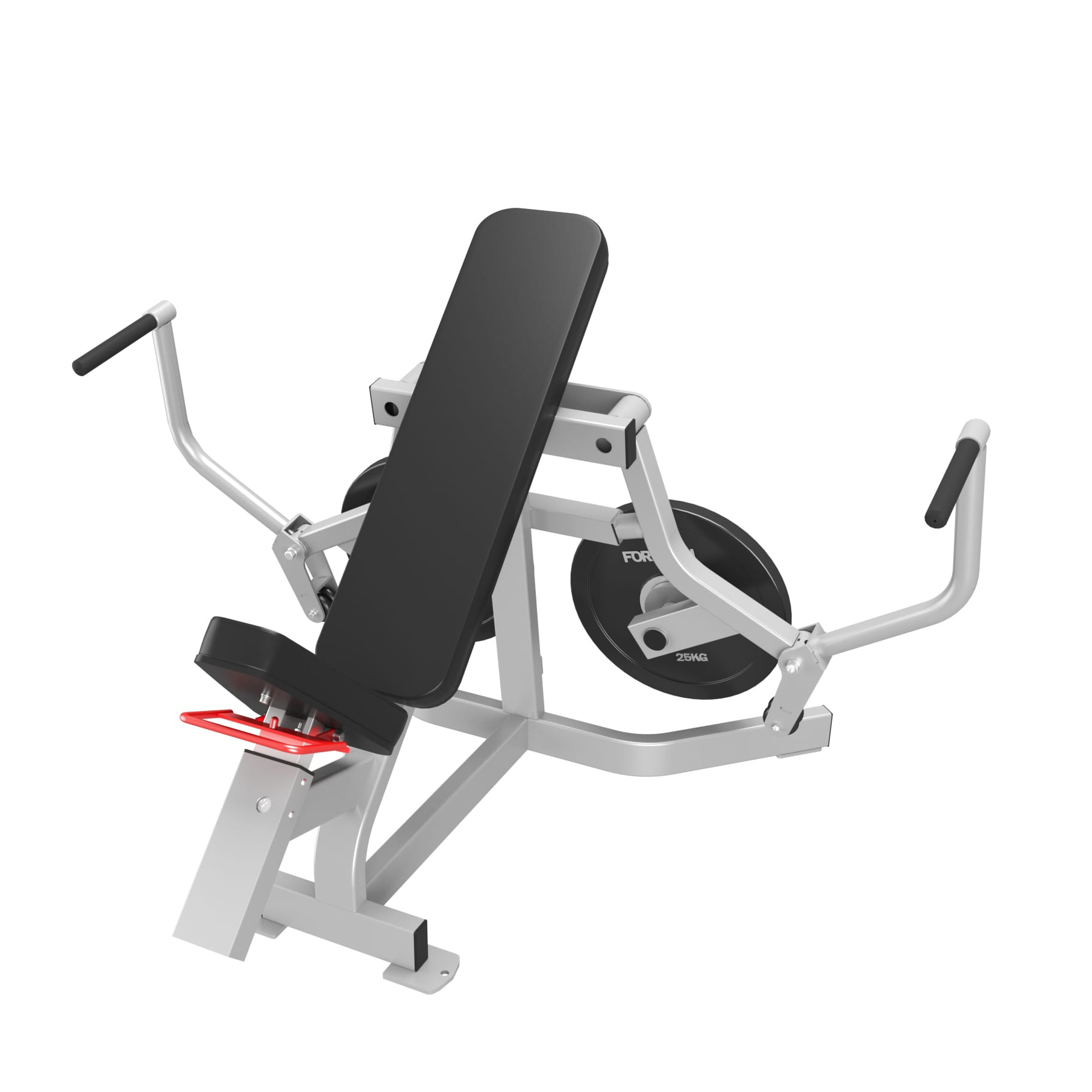 Сведение рук вверх FOREMAN FP-414 светло-серебряный/красный