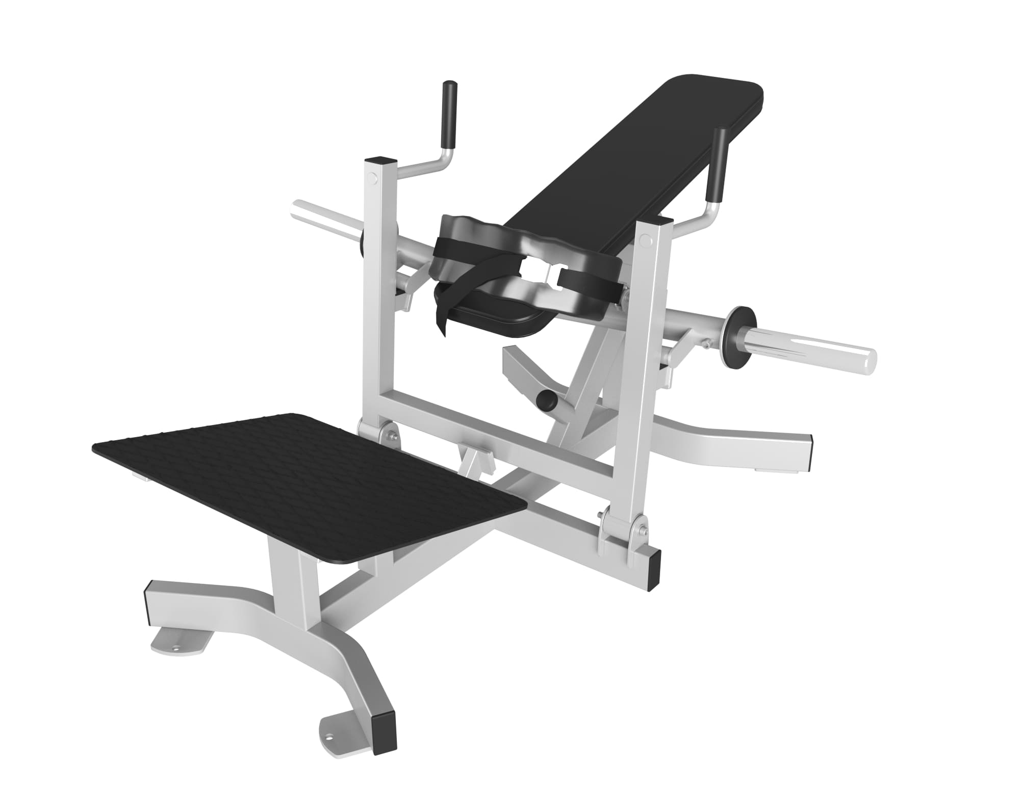 Ягодичный мостик FOREMAN FP-124 светло-серебряный/красный