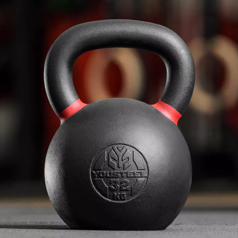 Тренировочная гиря YOUSTEEL 32 кг, чугун