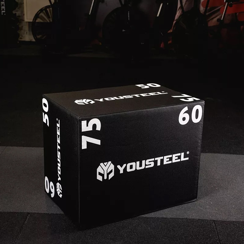 Чехол для тумбы мягкой для запрыгивания 50-60-75см черный