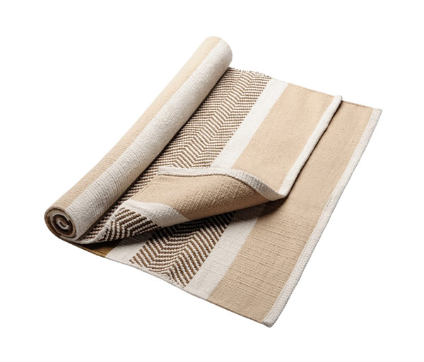 Одеяло для йоги HUGGER MUGGER Cotton Yoga Rug бежевый
