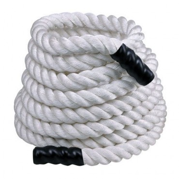 Тренировочный канат PERFORM BETTER Training Ropes 12m 10 кг, диаметр 3,81 см, белый