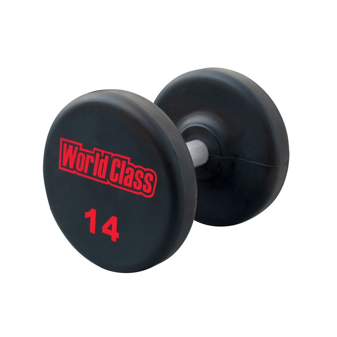 FOREMAN FM/LZUD Гантели фиксированные уретановые с лазерной гравировкой