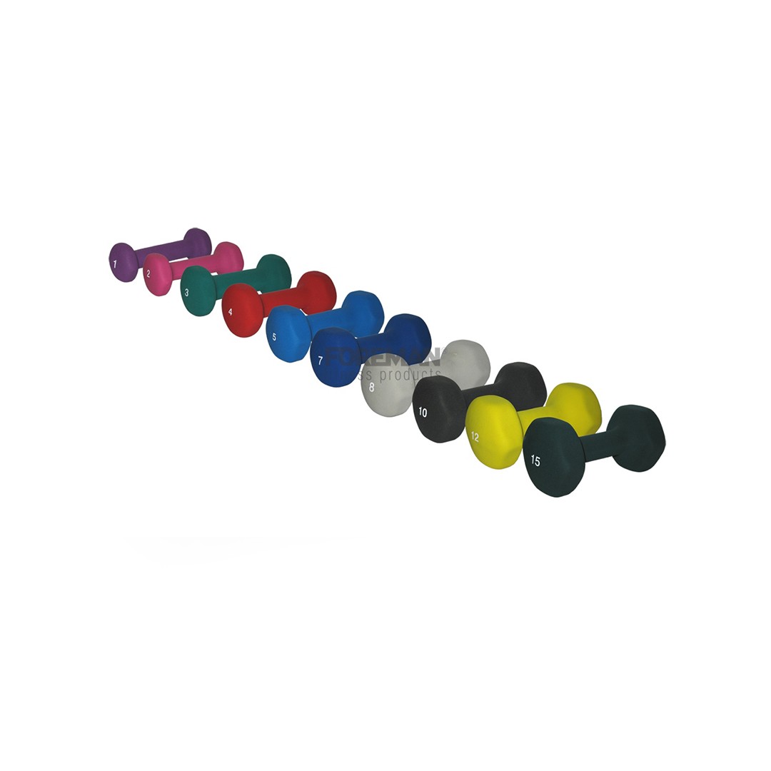 FOREMAN FM/IND гантели для аэробики в неопреновой оболочке