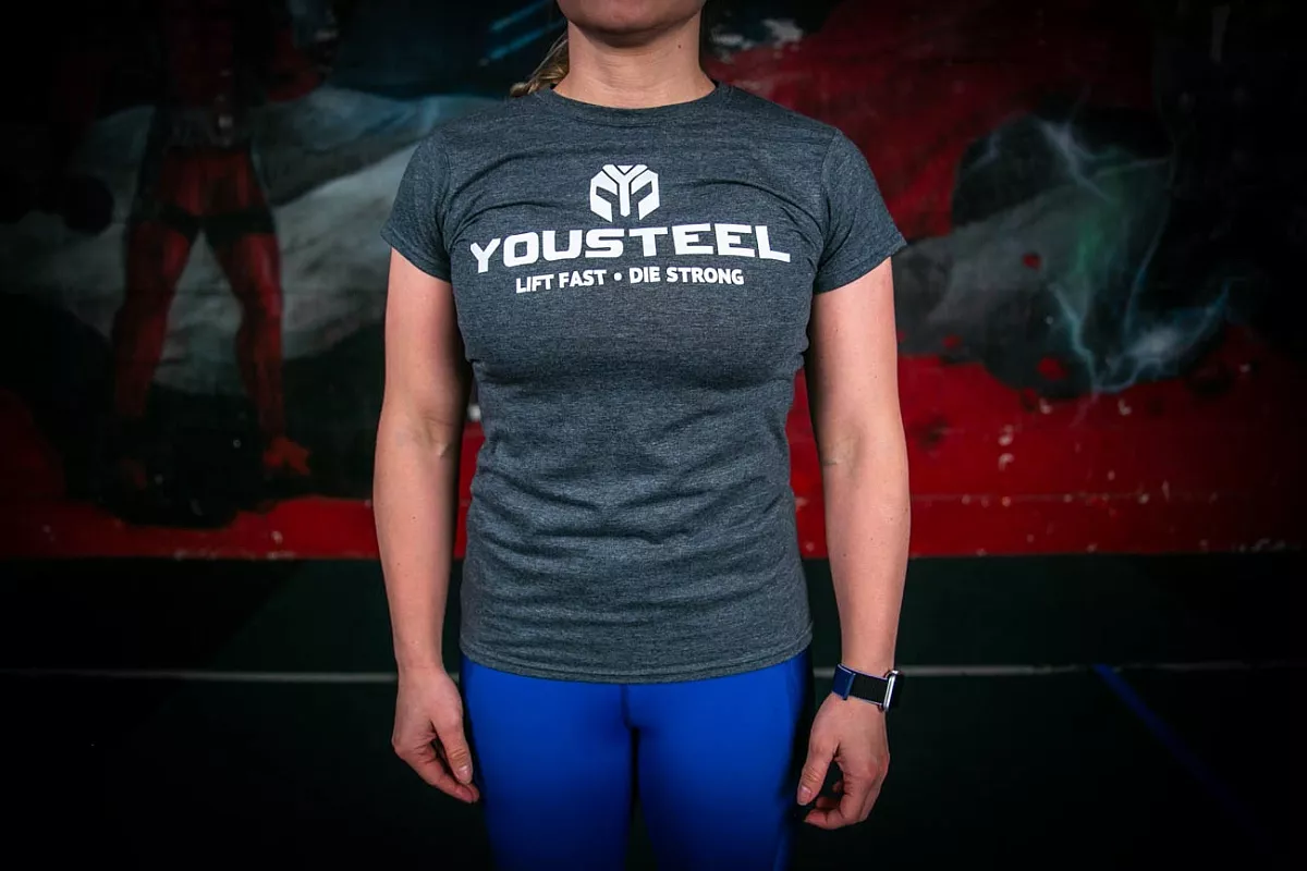 Футболка женская YOUSTEEL TH, Тём-серый вереск (DH), XL