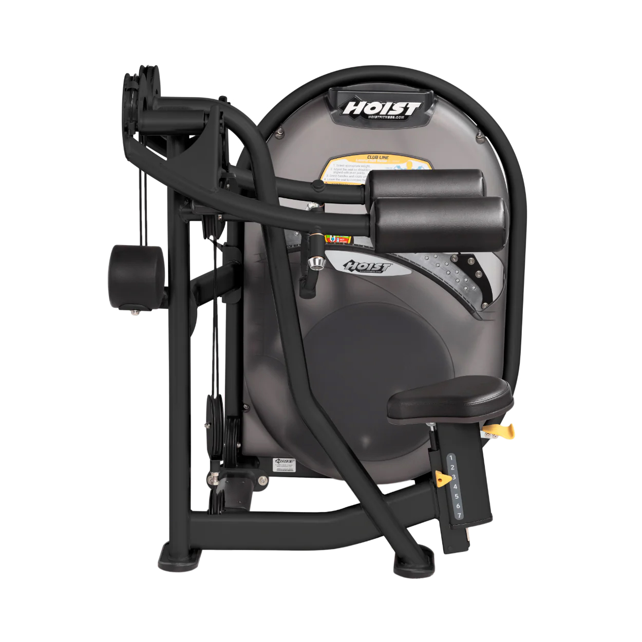 Дельтовидные сидя HOIST CL-3502 матовый черный/черный